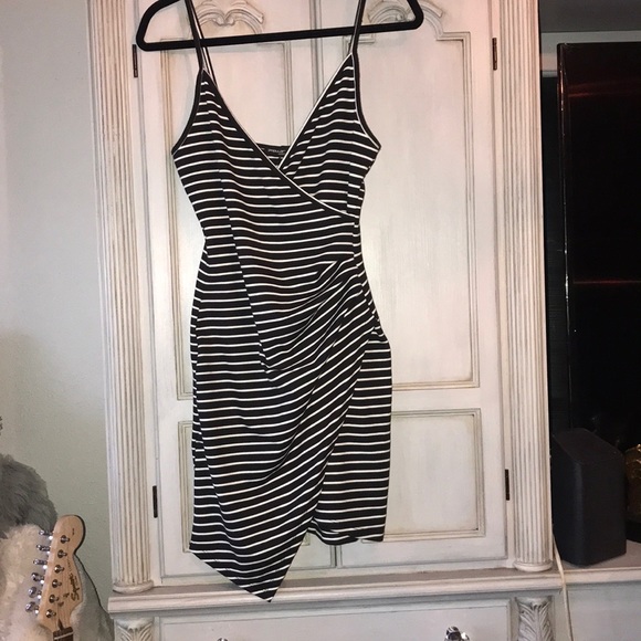 Popular Basics Dresses & Skirts - Handkerchief striped dress
